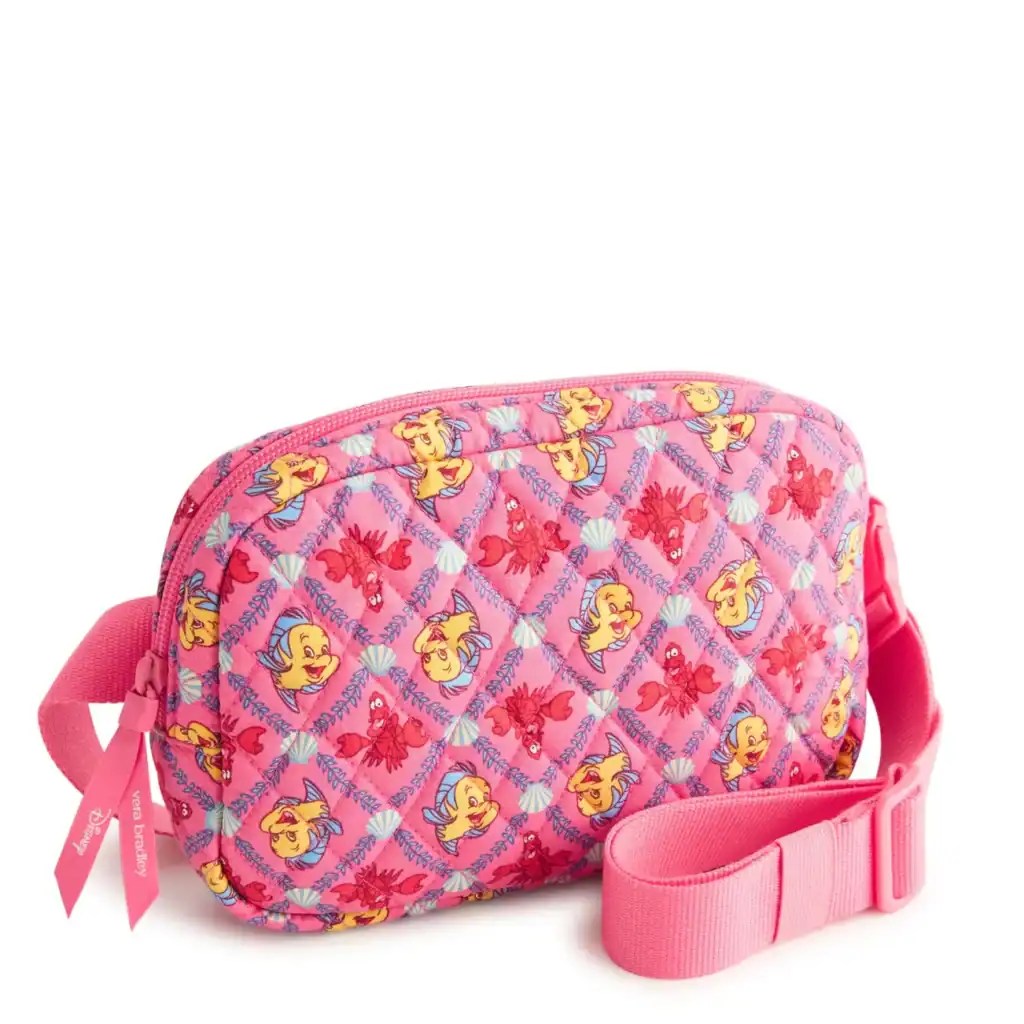 Colorful Disney Princess themed kids' shoulder bag with vibrant print. Perfect for girls' accessories and fashion.