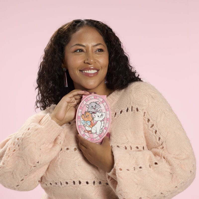 Cute Disney-themed cat jewelry box with feline characters.