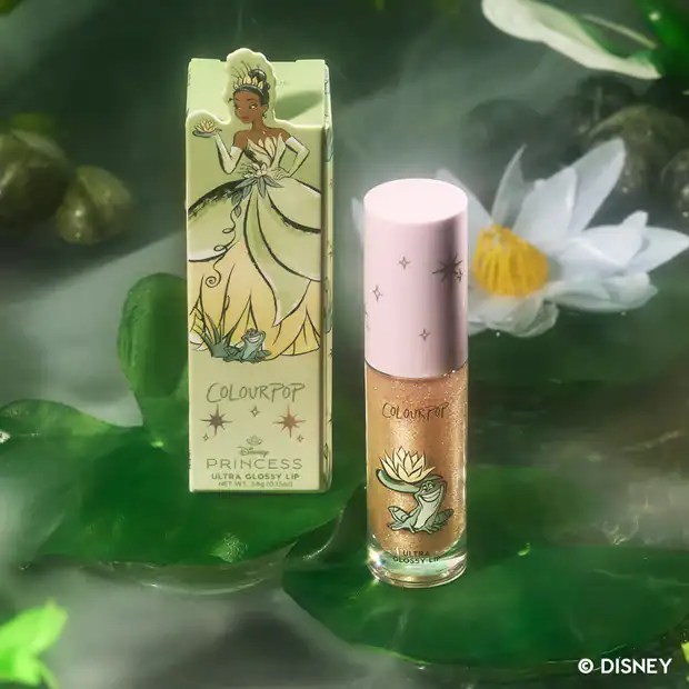 Vibrant Princess-themed ColourPop lip gloss inspired by Disney royalty.
