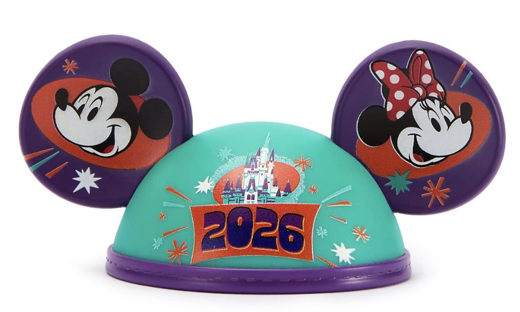Bright colors, Disney Mickey & Minnie 2024 themed hat for Disney fans.