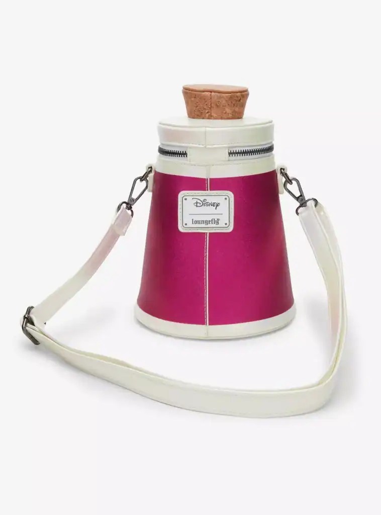 Cute Disney-themed golf bag purse with pink and white accents, perfect for Disney fans.