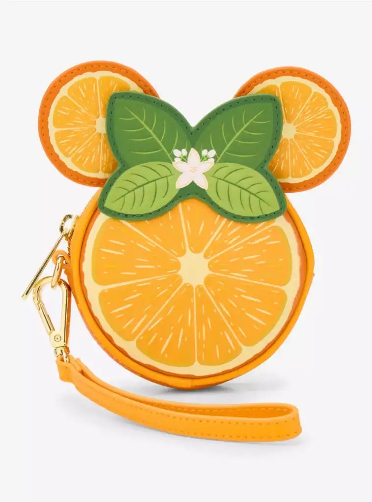 Bright orange and green citrus fruit-themed Disney fashion accessory.
