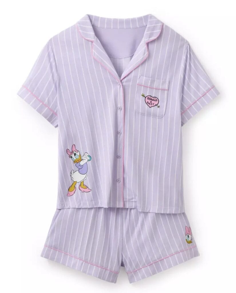 Comfortable Disney-inspired bedtime wear featuring Daisy Duck and Minnie Mouse.