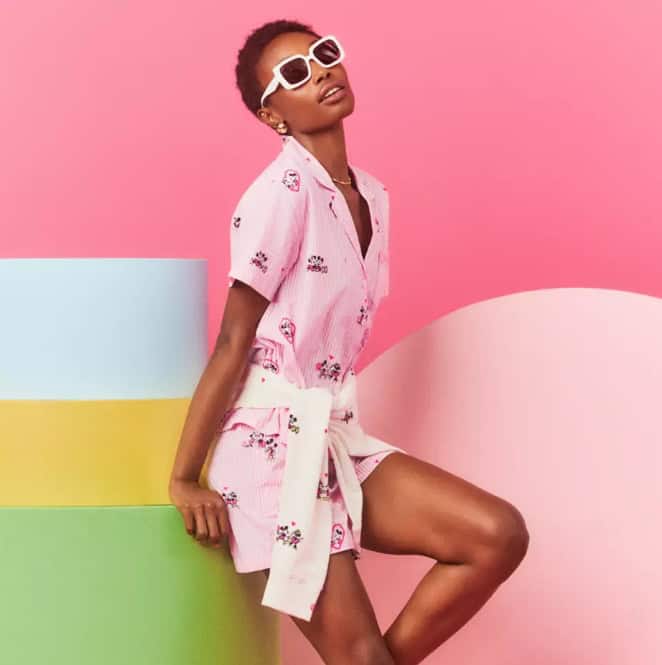 Bright floral Disney-inspired fashion for women at DisneyFashionista.