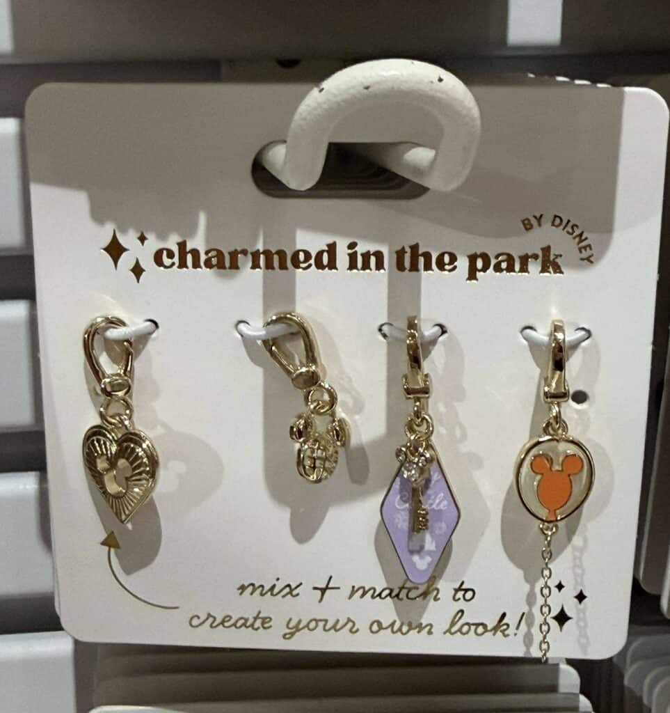 Cute Disney-inspired charm earrings designed for young Disney fans and collectors.