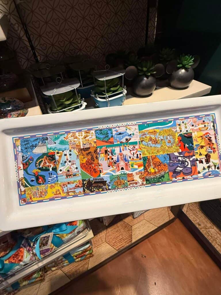 Colorful Disney theme park puzzle art.