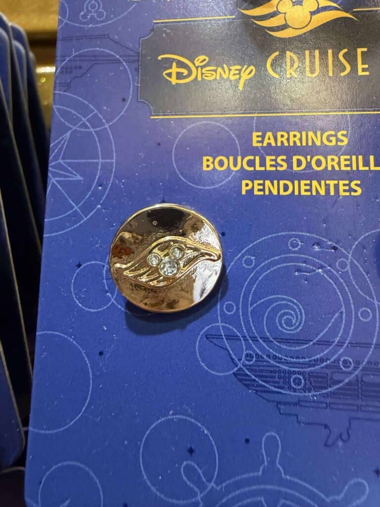 Elegant Disney Cruise jewelry with a wave design and sparkling rhinestones. Perfect accessory for Disney fans.