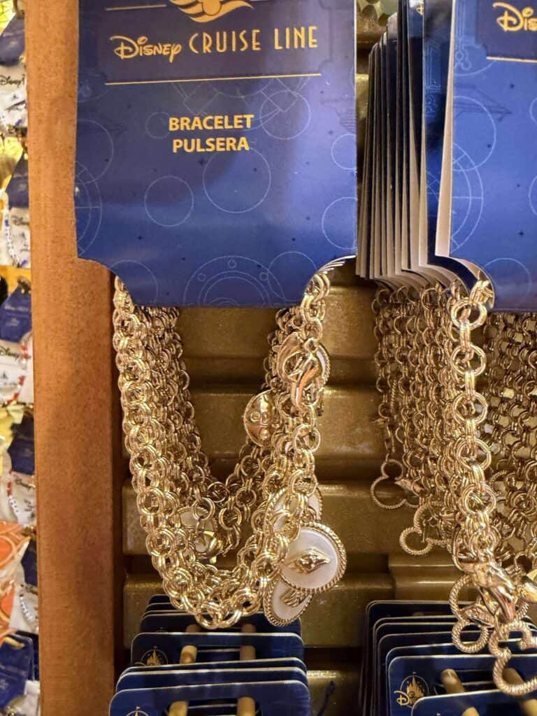 Disney Cruise Line bracelet jewelry, silver nautical-themed accessories by The Disney Fashionista.