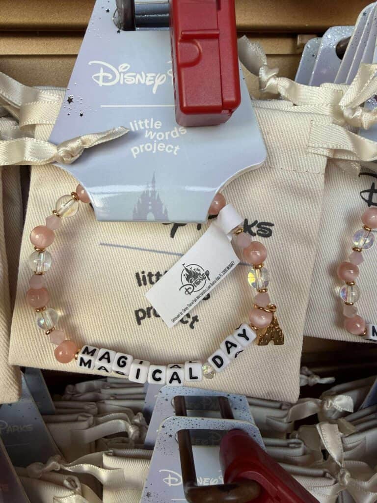 Pink Beaded Disney Bracelet for Kids.