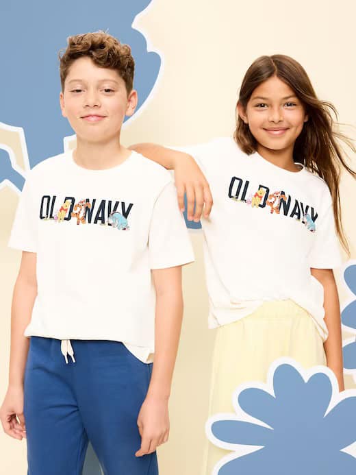 Colorful Disney Ocean-themed children's clothing with playful character prints.