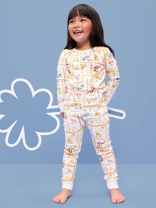 Adorable Disney-themed pajamas for kids, comfortable and colorful for bedtime fun.