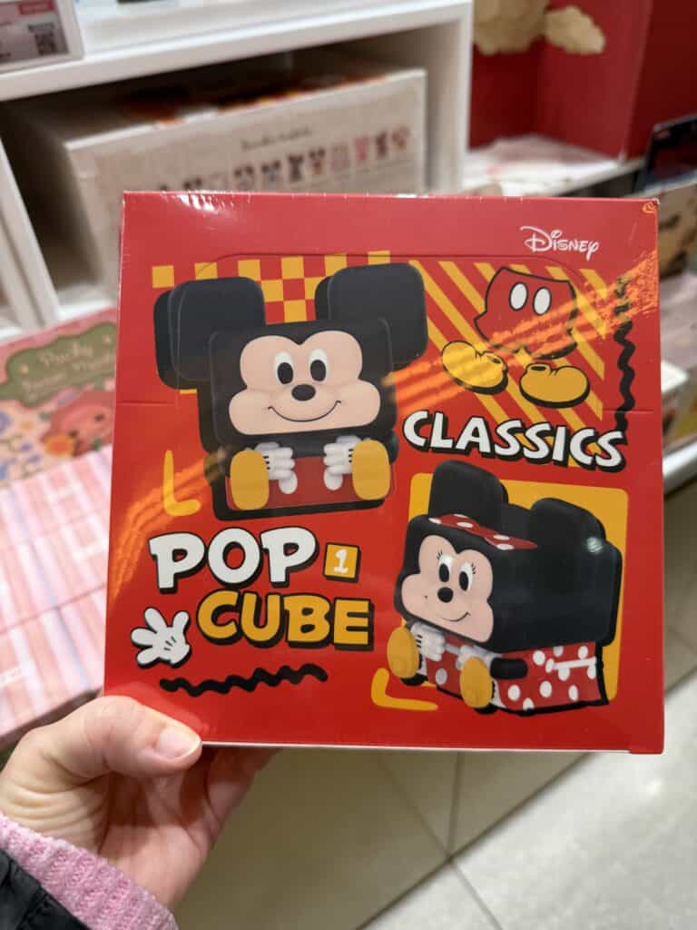 Colorful Disney Mickey Mouse Pop Cube with classic character design, perfect for Disney fans and collectors.