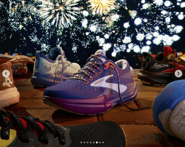 Vibrant Disney-inspired sneakers featuring beloved characters, perfect for Disney fashion enthusiasts and collectors.