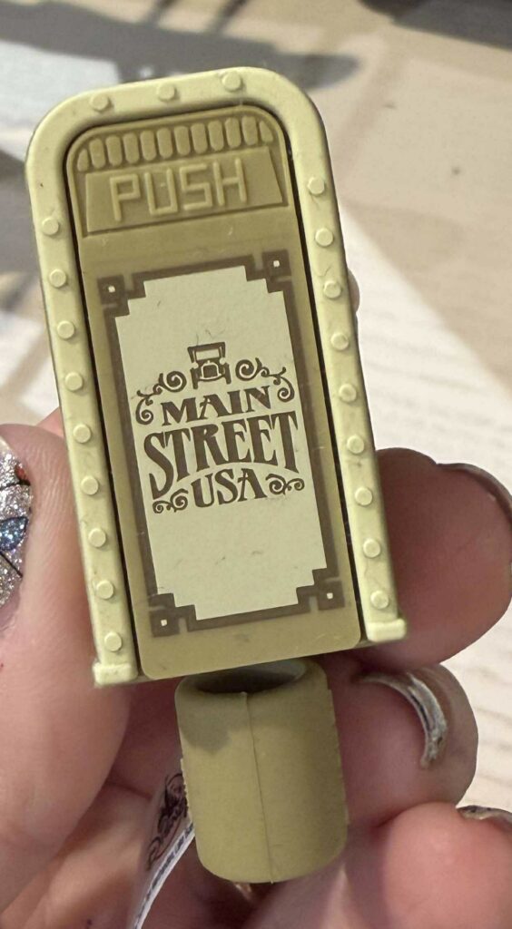 Miniature Main Street USA souvenir keychain.