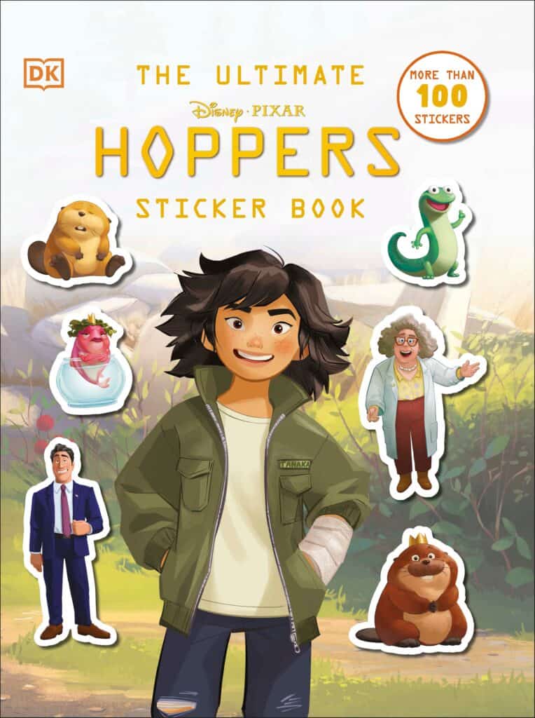Hopper Sticker Book with Disney Pixar characters for kids.