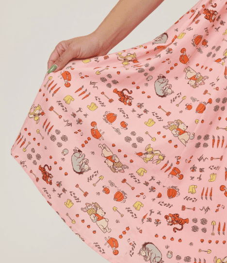 Disney Winnie the Pooh Tigger print pink dress, perfect for Disney fans.