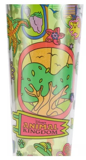 Vibrant Disney Animal Kingdom cup featuring jungle animals and nature scenes.