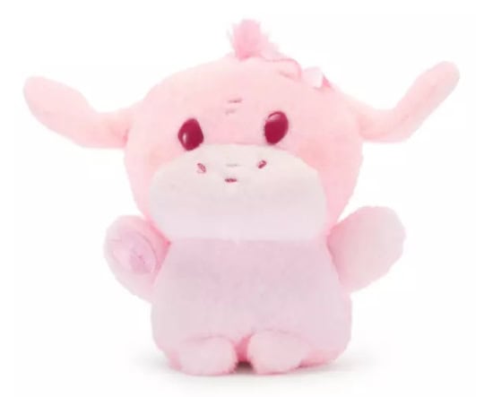 Pink Disney plush toy with large ears and cute facial features.