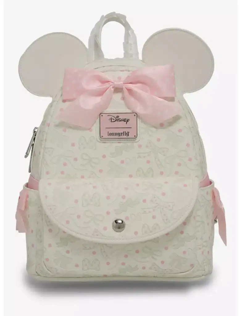 Adorable Disney bow backpack with mouse ears, perfect for kids' daily use and Disney fans.