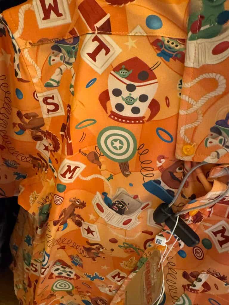 Disney character print fabric for fashion and accessories.