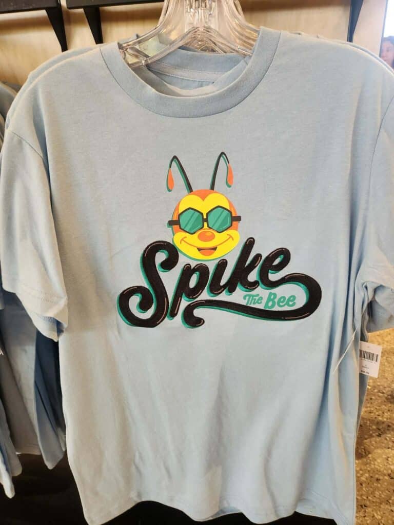 Disney Spike the Bee T-shirt with sunglasses, casual style, fun character design.