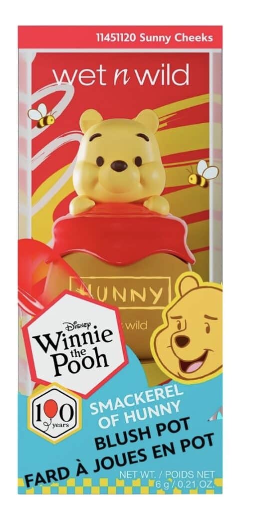 Winnie the Pooh lip balm with Sunny Cheeks packaging, fun Disney character design.