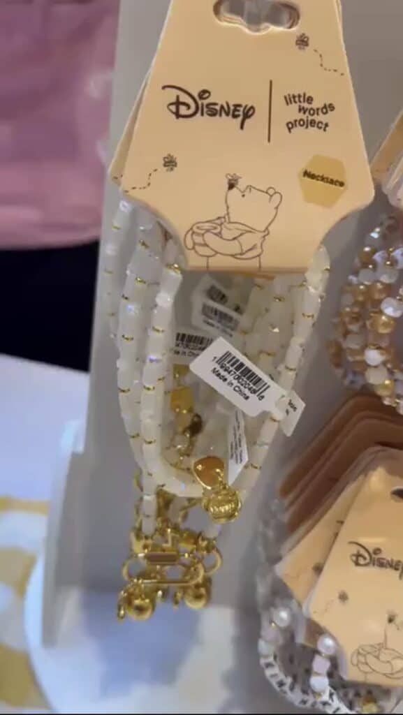 Disney Little Words Project bracelet with Mickey Mouse charm.