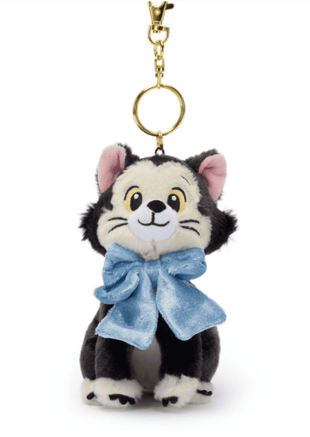 Adorable Disney plush keychain featuring a cute animal character with a blue bow.
