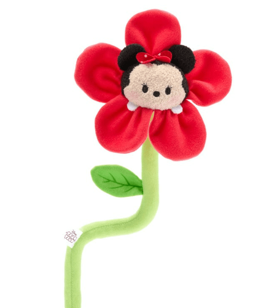 Minnie Mouse plush flower toy, Disney character, soft and adorable for collectors.