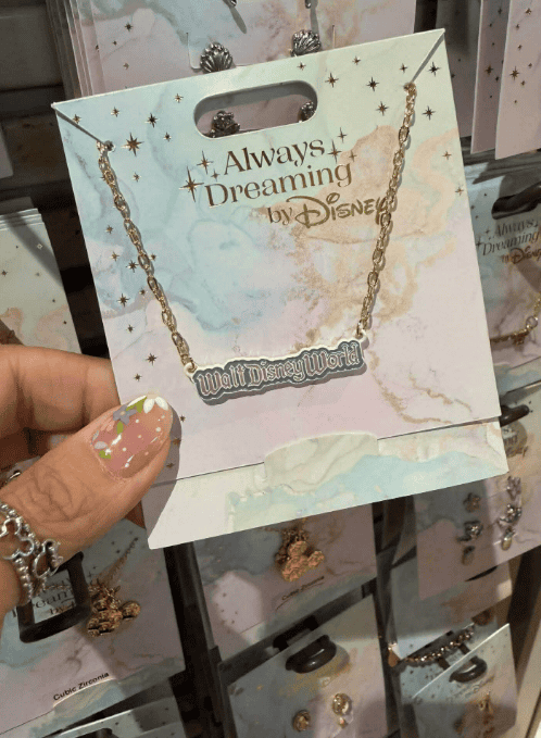 Disney Always Dreaming necklace for Disney fans.