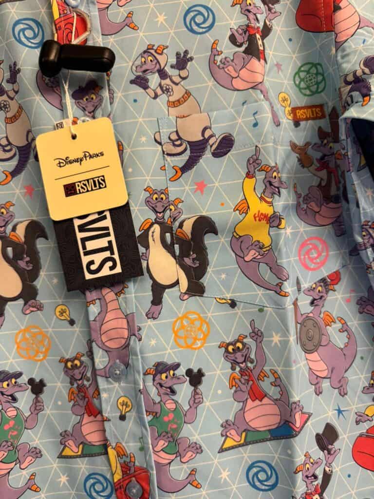 Colorful Disney villains pattern fabric with various characters and motifs.