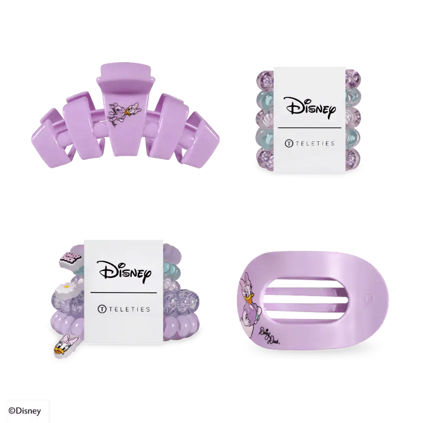 Mickey & Friends Teleties collection featuring Disney characters in pastel purple.