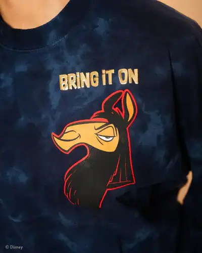 Disney The Lion King "Bring It On" graphic T-shirt with Scar design.