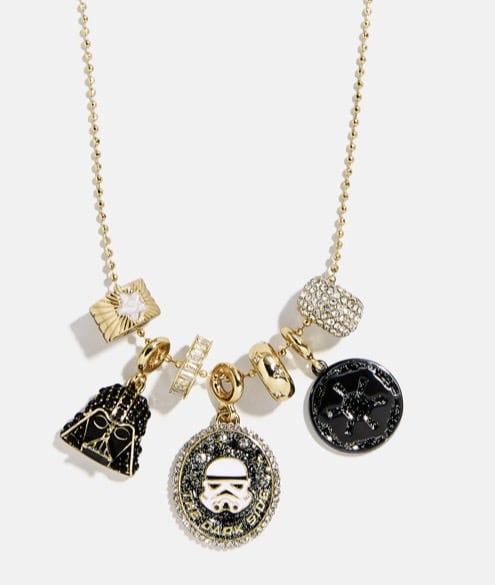 Star Wars jewelry featuring Darth Vader, Stormtrooper, and Galactic Empire symbols.