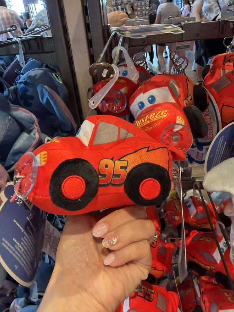 Disney Car Cling with Lightning McQueen design.