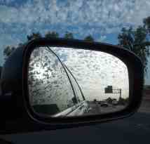 image via rear view mirror