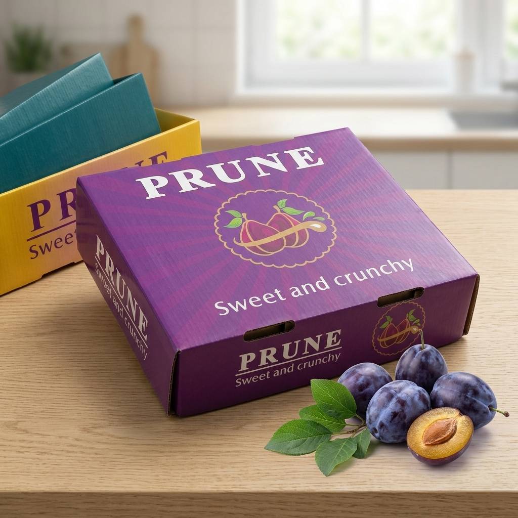 Custom Durable Fresh Produce Packaging For Premium Prunes
