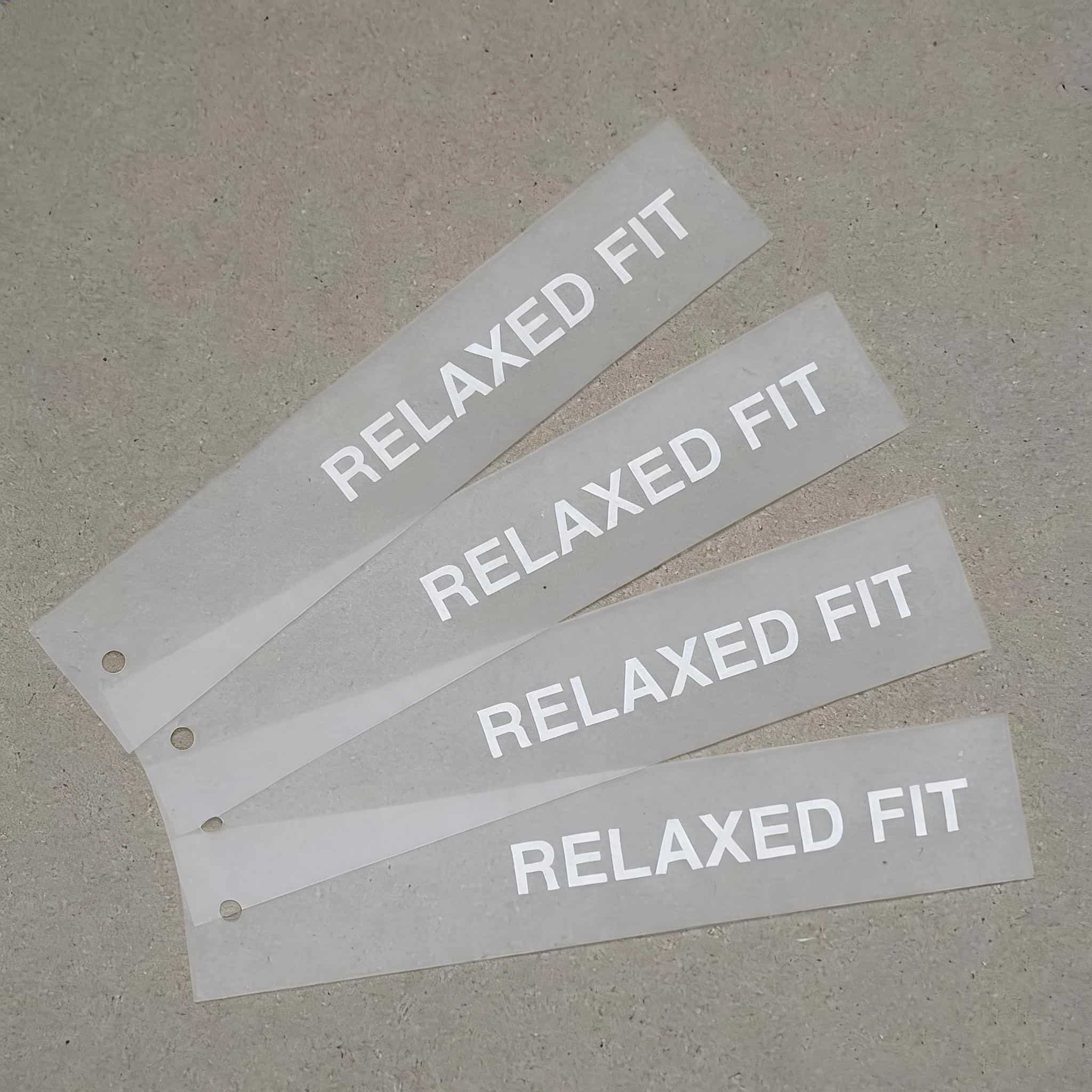 Custom Frosted Semi-Transparent PP Hang Tags For Clothing Branding