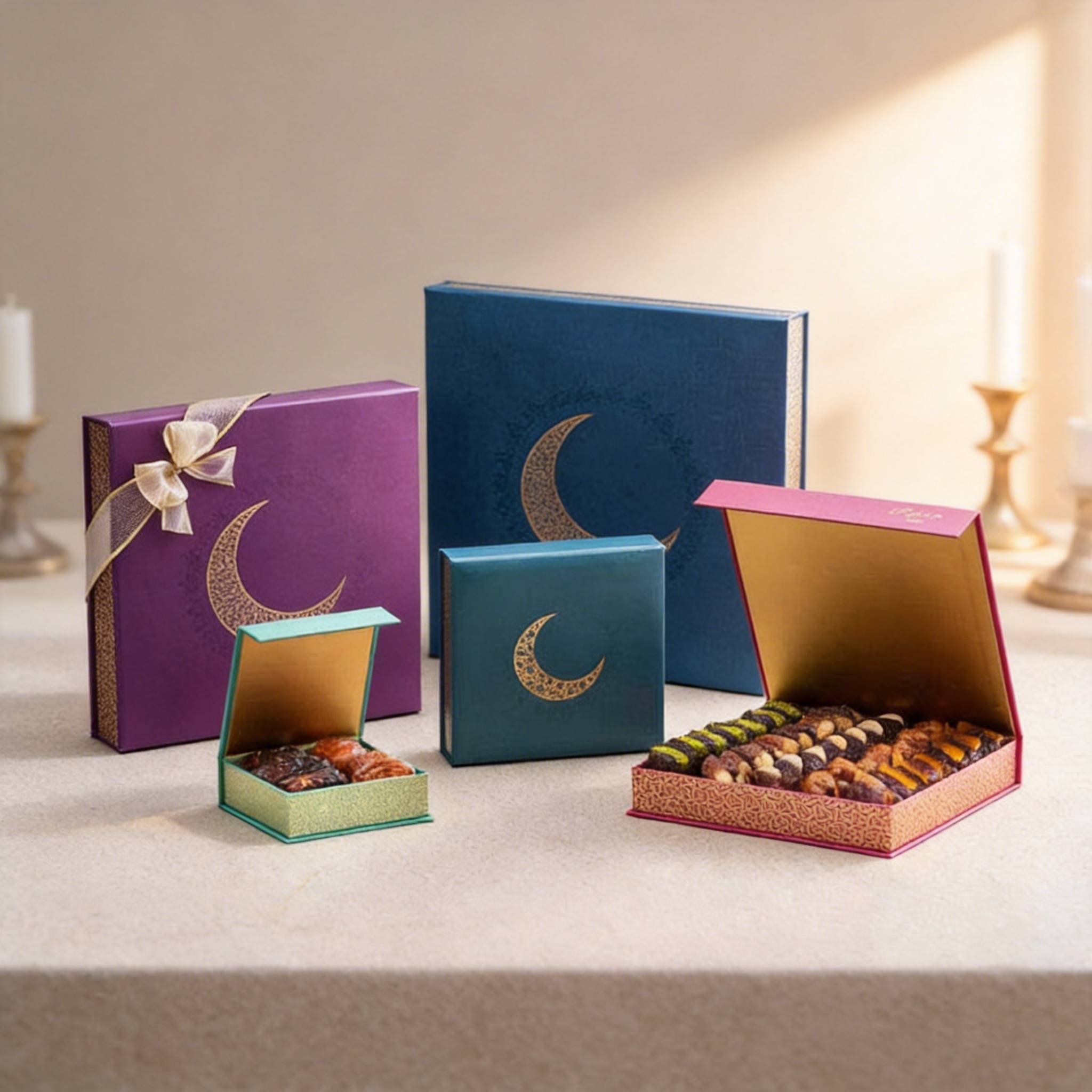 Custom Luxury Magnetic Gift Boxes For Premium Holiday Treats