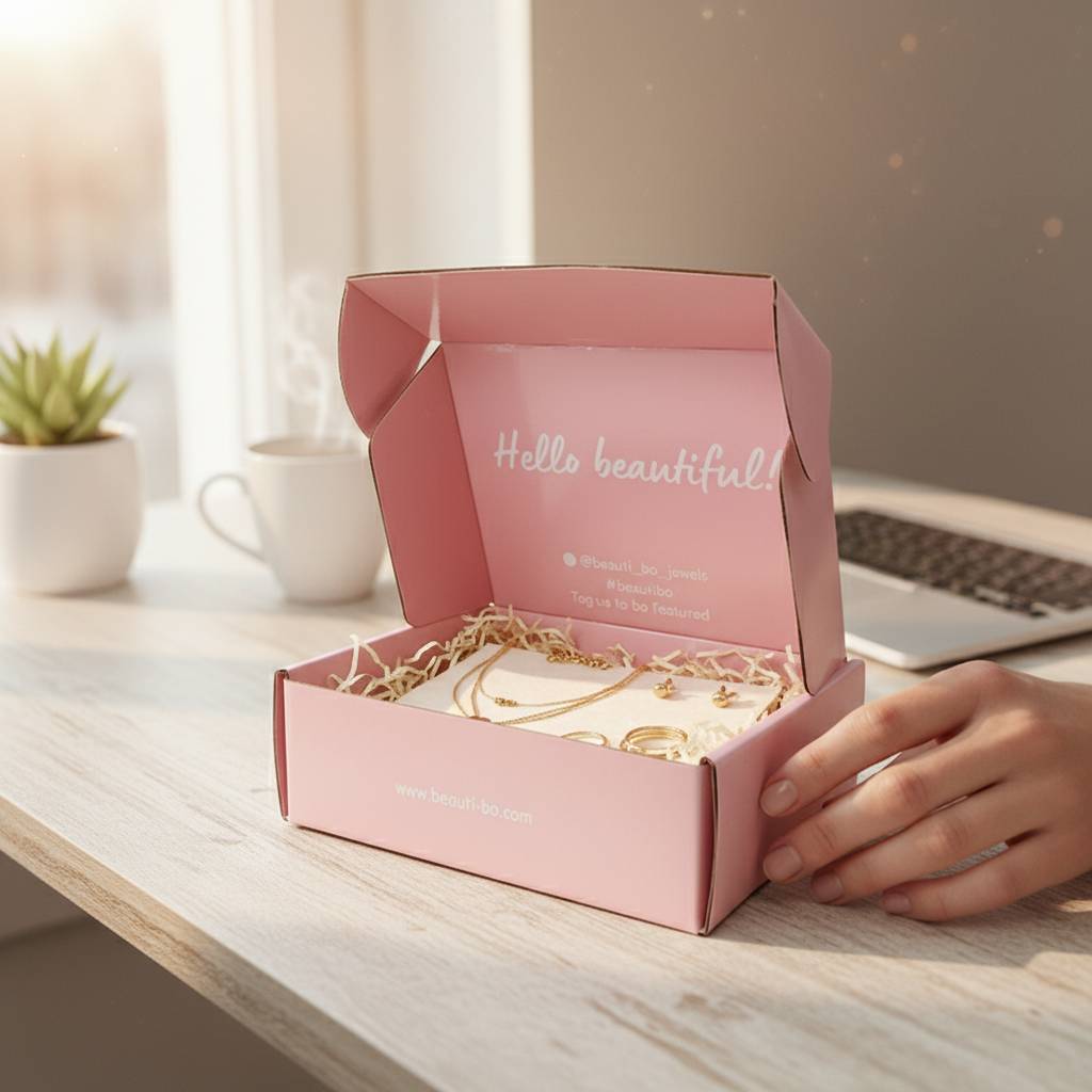 Luxury Custom Jewelry Mailer Box For Sophisticated Brand Presentation