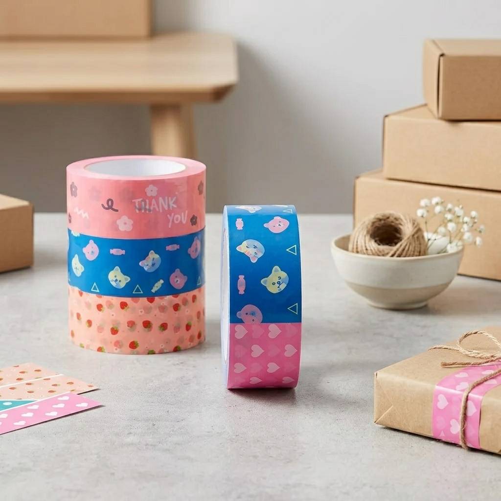 Customized Shipping Tape With Creative Patterns For Brand Identity