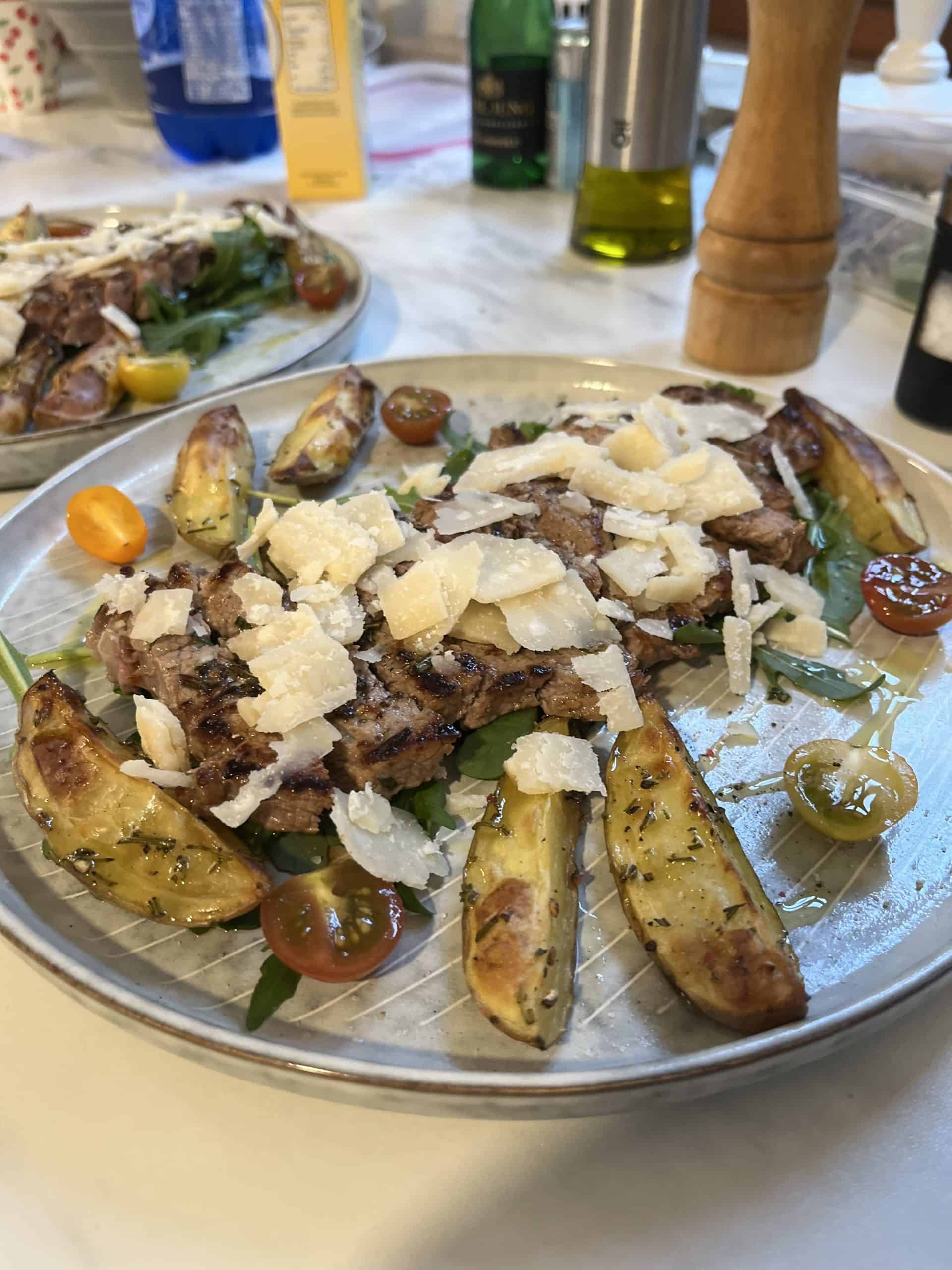 Tagliata di Manzo vom Privatkoch Carmine Marzano – Italienische Küche in Frankfurt & Bad Homburg