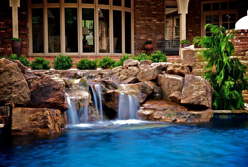 Plymouth Landscaping Backyard Waterfall