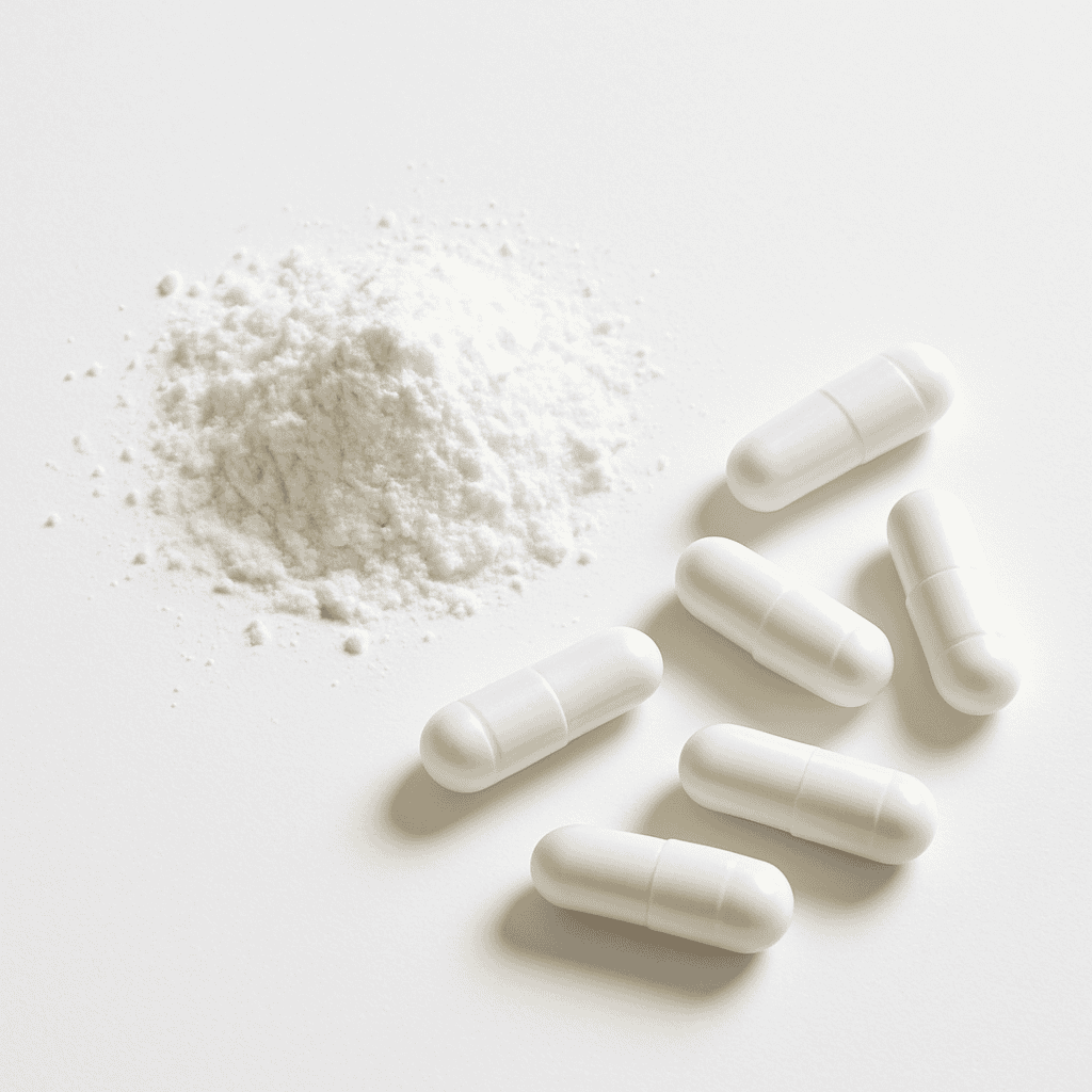 Side-by-side comparison of magnesium oxide vs. magnesium glycinate absorption rates with molecular diagrams