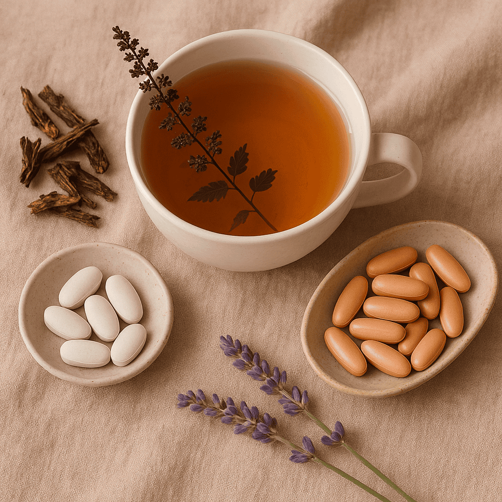 Menopause supplement arrangement