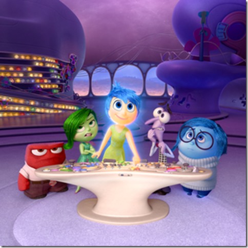 Disney•Pixar's "Inside Out" takes us to the most extraordinary location yet - inside the mind of Riley. Like all of us, Riley is guided by her emotions - Anger (voiced by Lewis Black), Disgust (voiced by Mindy Kaling), Joy (voiced by Amy Poehler), Fear (voiced by Bill Hader) and Sadness (voiced by Phyllis Smith). The emotions live in Headquarters, the control center inside Riley's mind, where they help advise her through everyday life. Directed by Pete Docter and produced by Jonas Rivera, "Inside Out" is in theaters June 19, 2015.