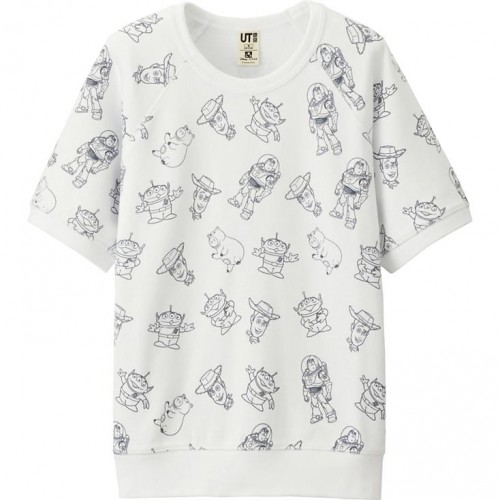 Uniqlo Short Sleeve Sweatshirt Toy Story