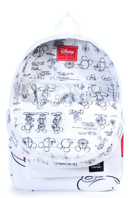 HD Mickey Backpack white