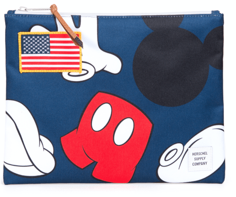 HD Mickey Pouch blue