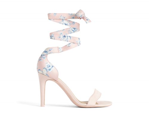 Heeled Sandal Floral